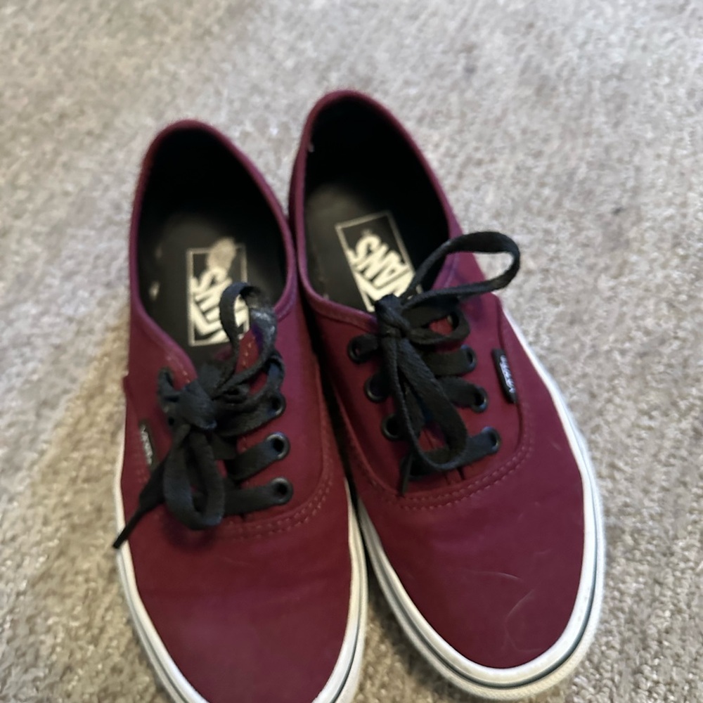 Vans Burgundy Sneakers